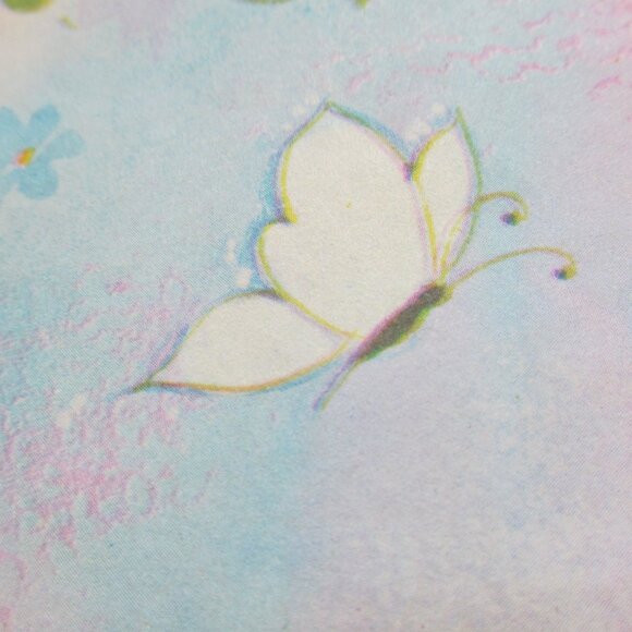 Vintage Baby Gift Wrap Cute Bears Bunnies Ducks Kittens Butterflies Nets 1 Piece - Picture 10 of 12